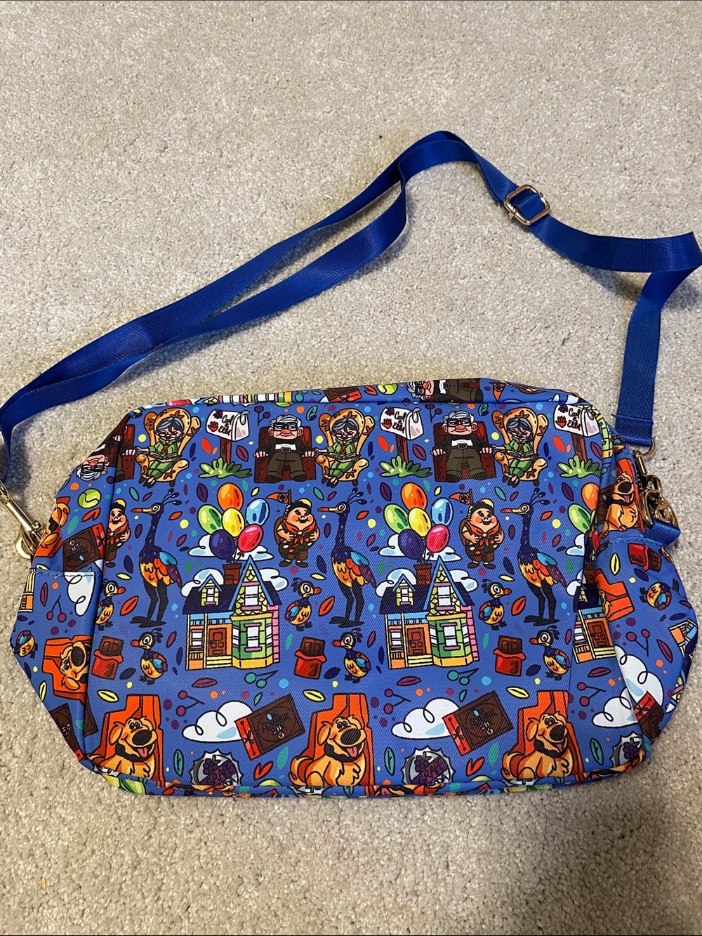 Get it Creations Cosmetic Crossbody Bag Disney Pixar Up Carl Dug